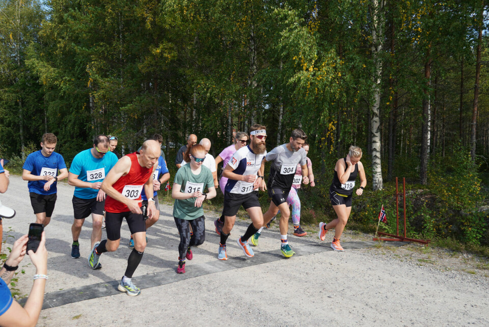 Strålende restart for Finnskogløpet Start 10 km.jpg