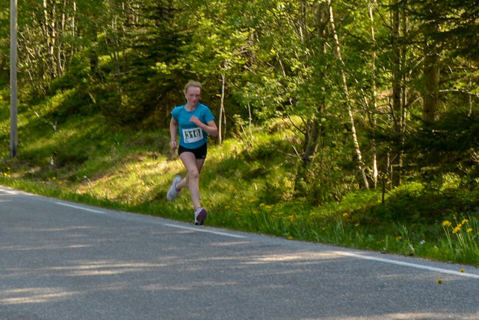 Gode løpstider i Romsdal 5/10/halv Kristin Ottestad-Dahlen yngste deltaker.jpg