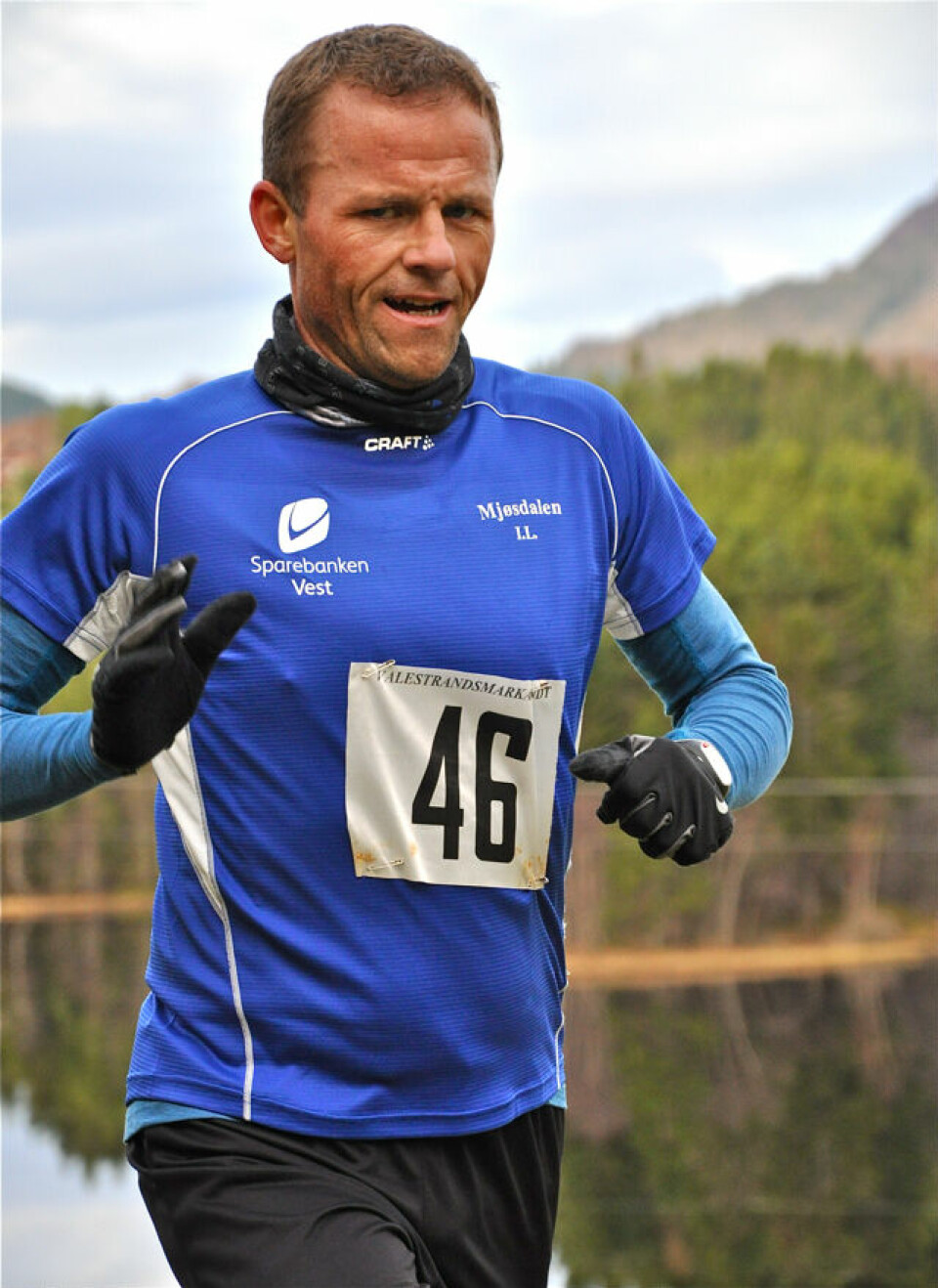 Bjørn Tore rocket rundt Brakvatnet