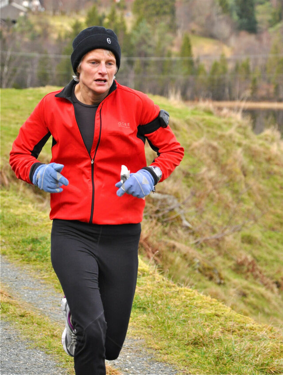 Bjørn Tore rocket rundt Brakvatnet