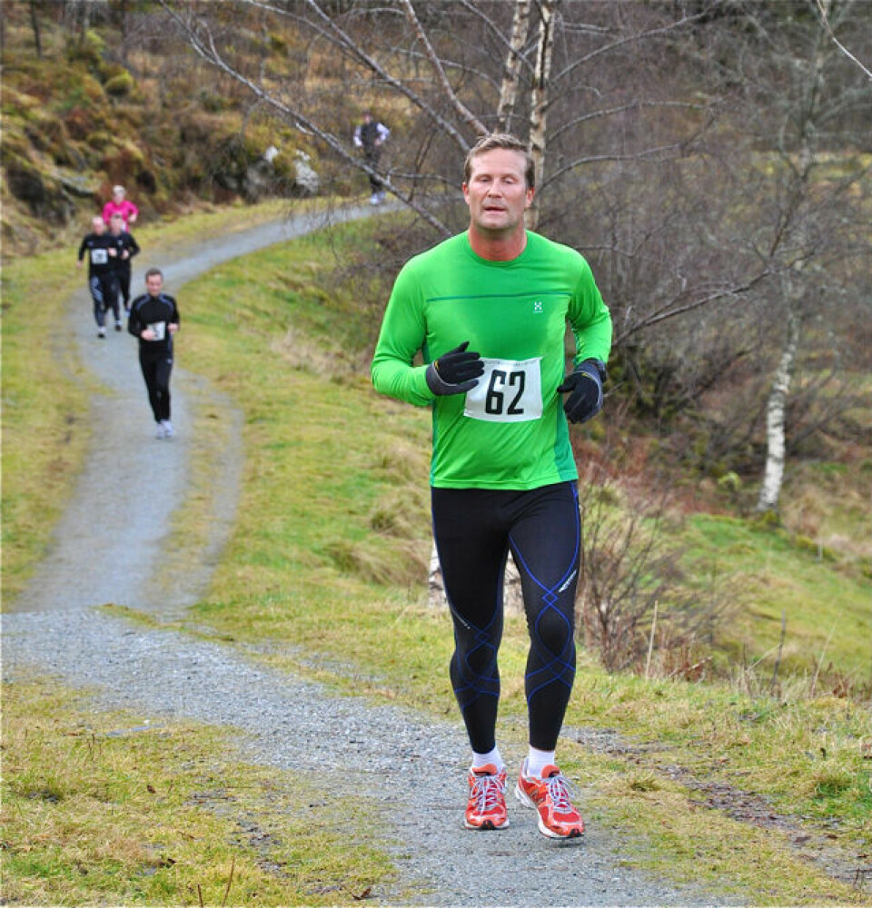 Bjørn Tore rocket rundt Brakvatnet
