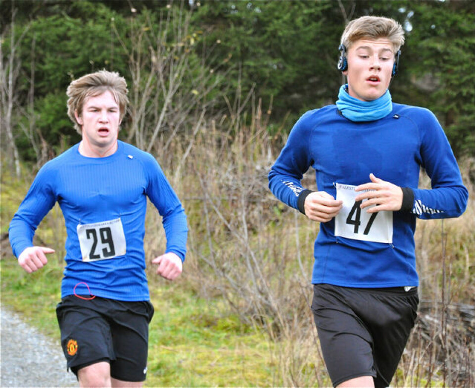 Bjørn Tore rocket rundt Brakvatnet