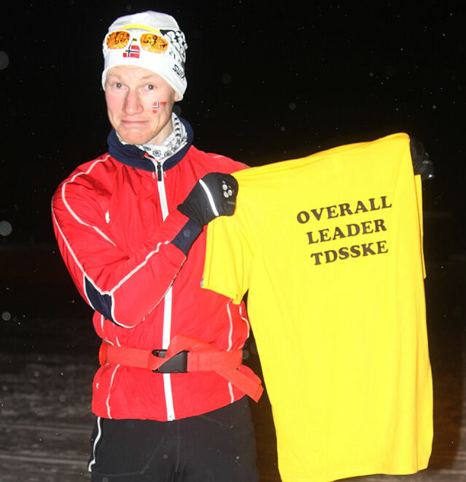 Tour de Ski Elverum i gang Lars_Enger_ledertroye