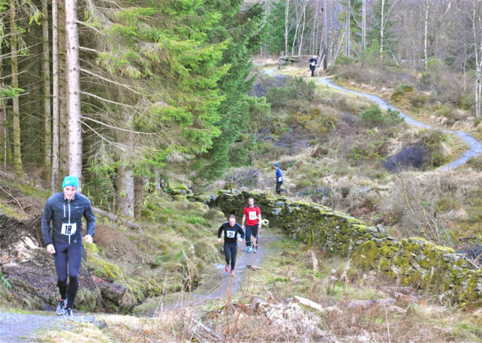 Bjørn Tore rocket rundt Brakvatnet