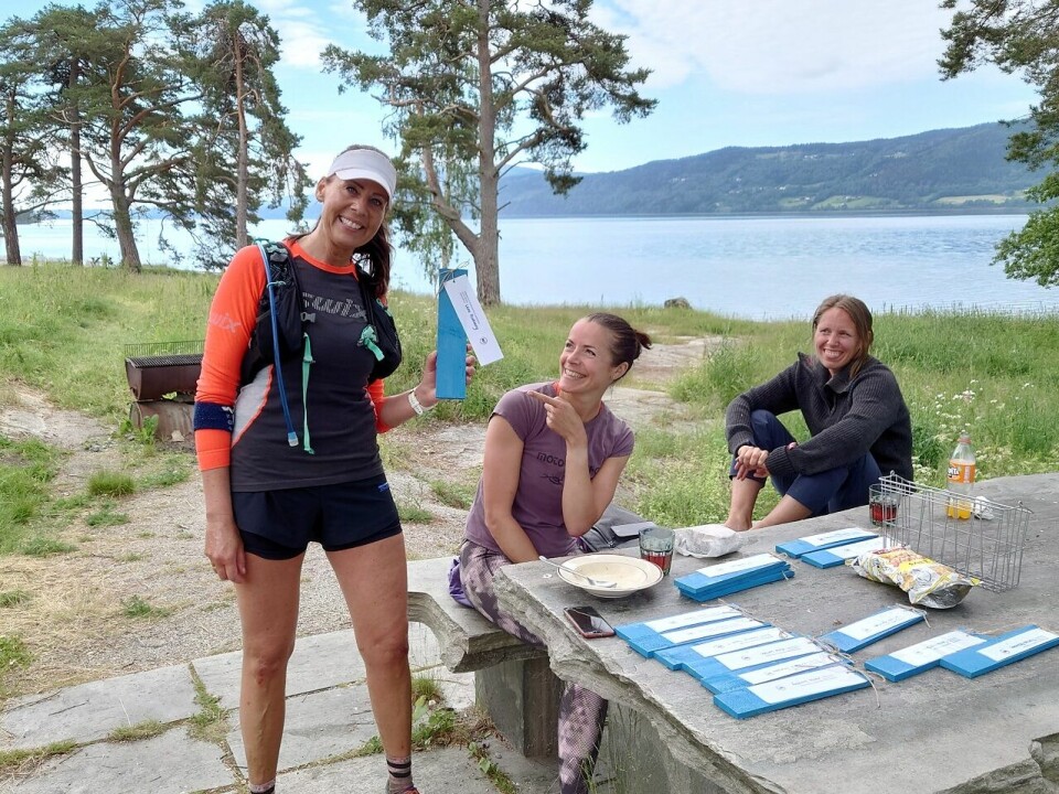 Sofie Johansson vant HHT Ultra i debuten Lene Rodvang, Marit Aamdal og Sofie Johansson.jpg