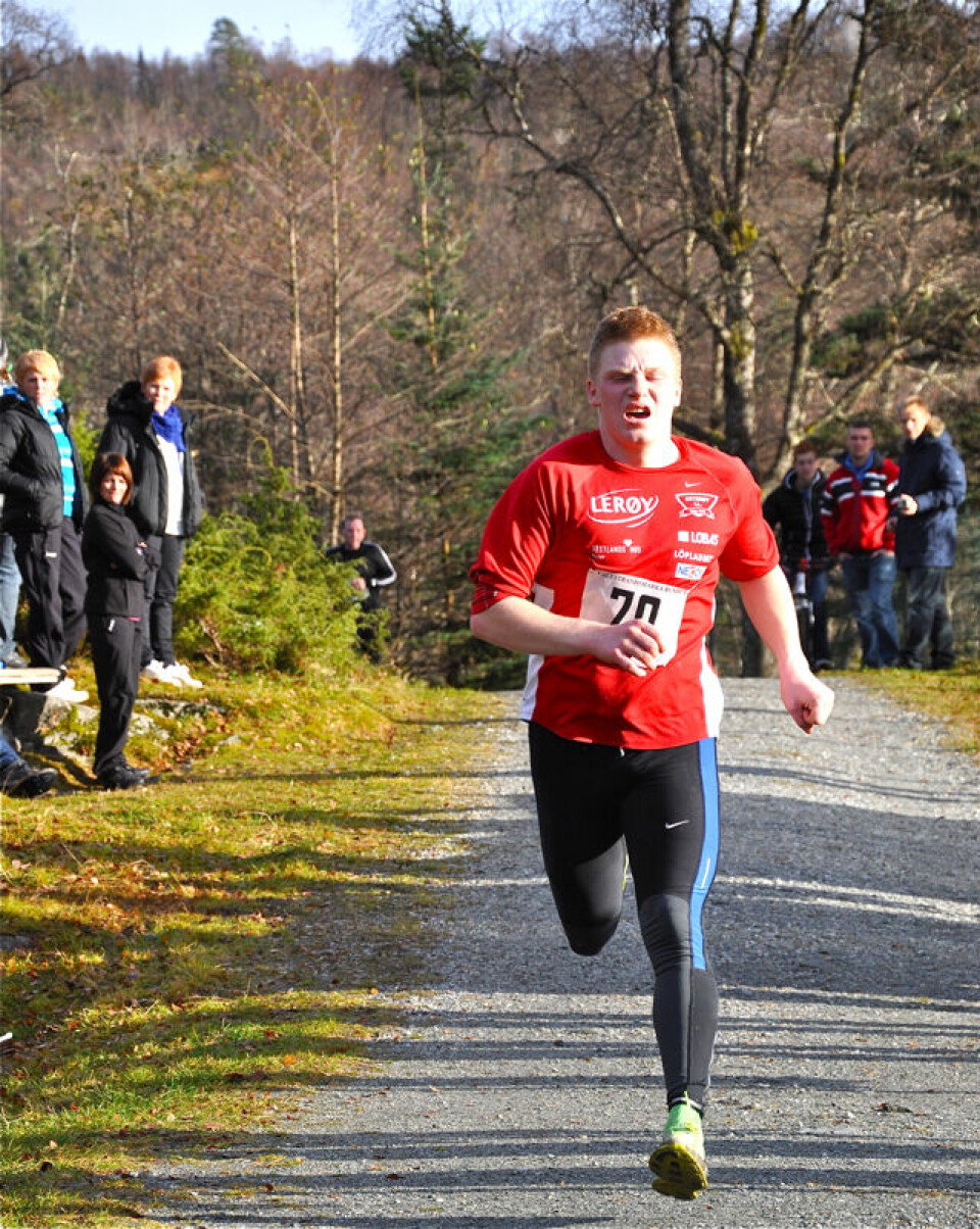 Bjørn Tore rocket rundt Brakvatnet