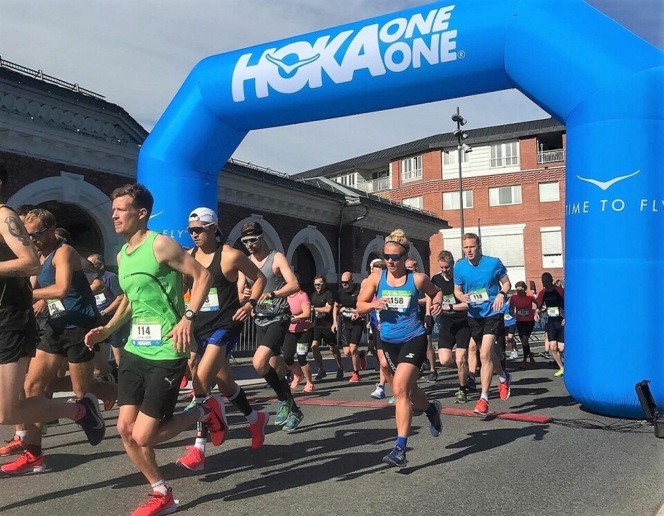 Fra starten på den første og hittil neste eneste maratondistansen i H3-regi i 2019. (Arrangørfoto) Fra starten på den første og hittil neste eneste maratondistansen i H3-regi i 2019. (Arrangørfoto)