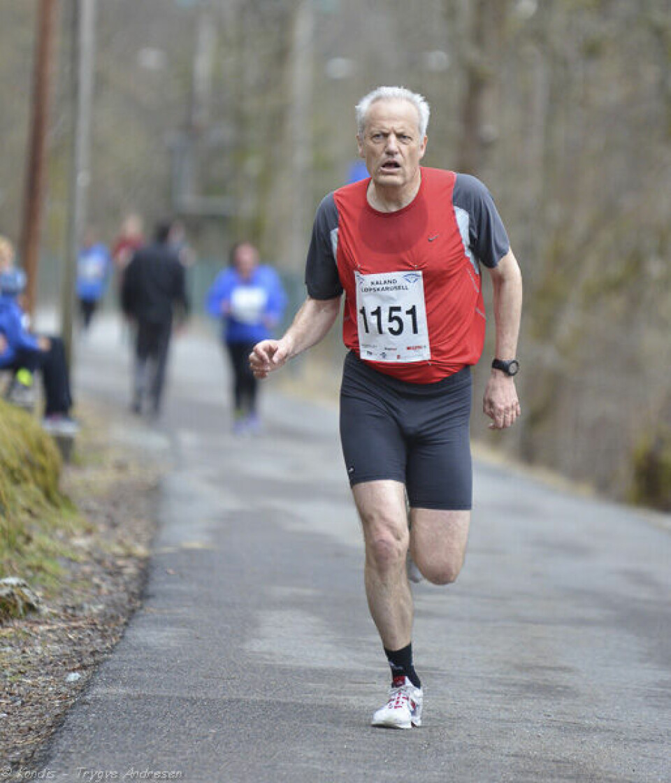 Perfekte løpsforhold på Kaland