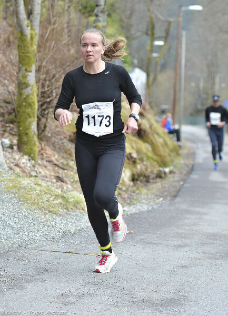 Perfekte løpsforhold på Kaland