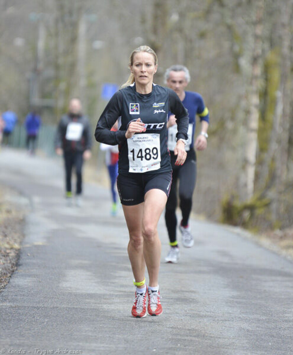 Perfekte løpsforhold på Kaland