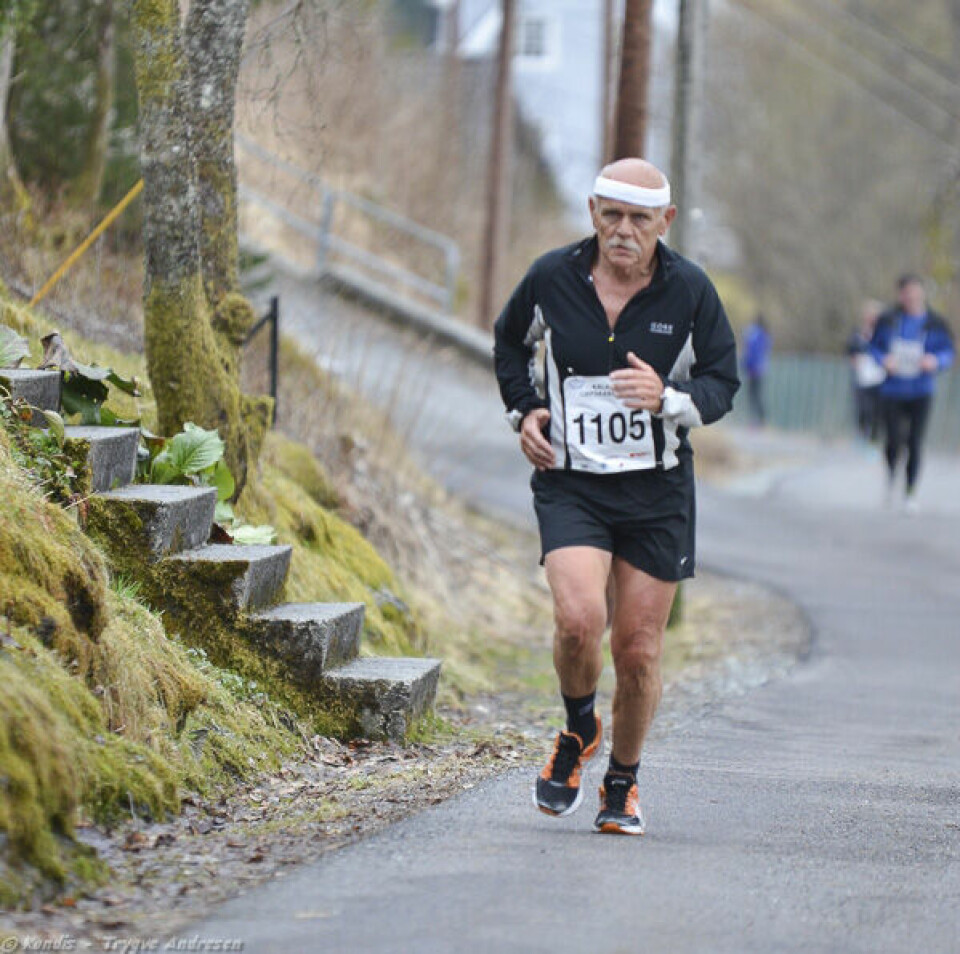 Perfekte løpsforhold på Kaland
