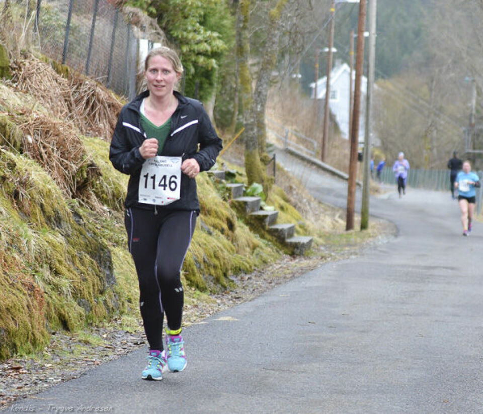 Perfekte løpsforhold på Kaland