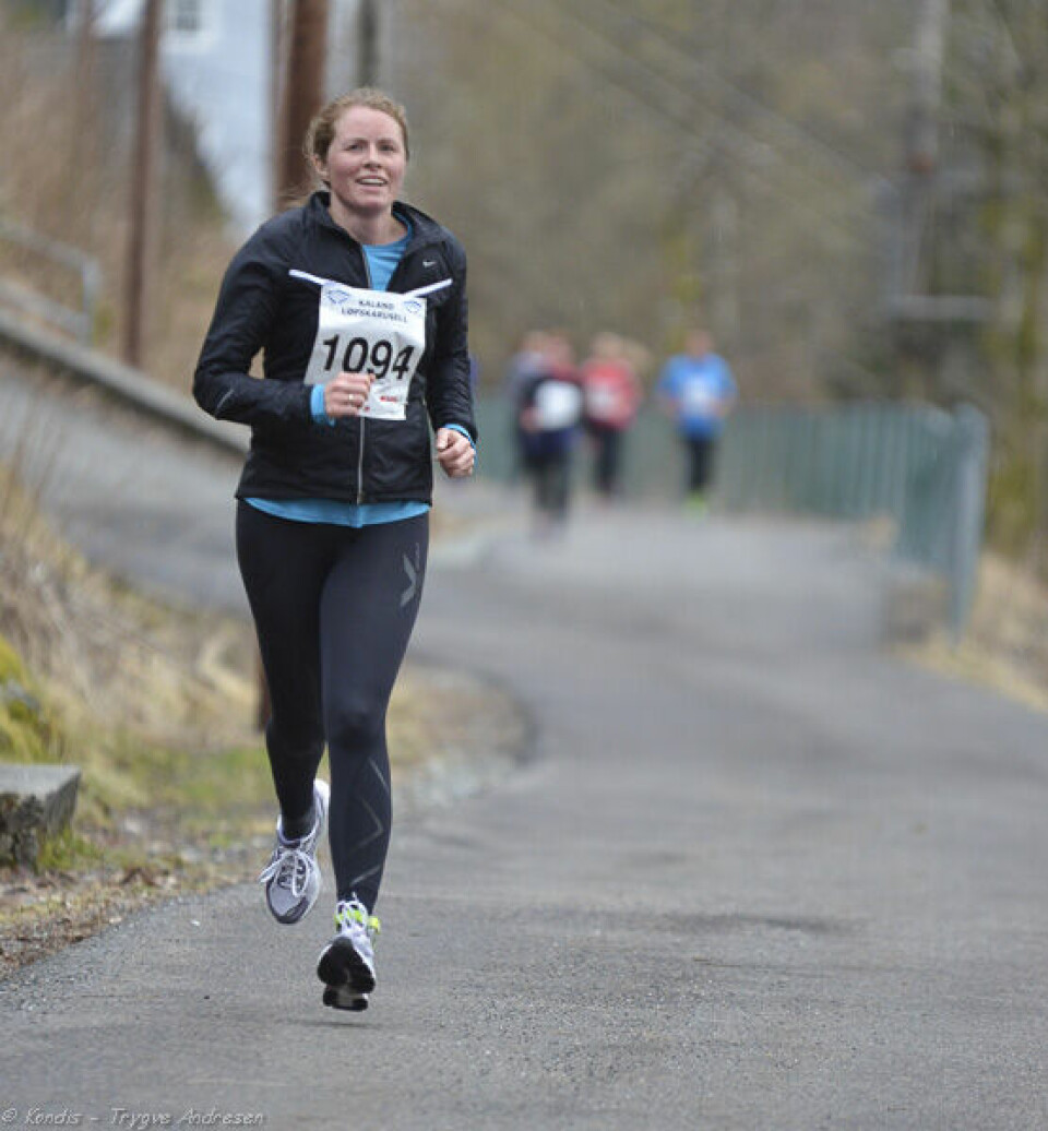 Perfekte løpsforhold på Kaland