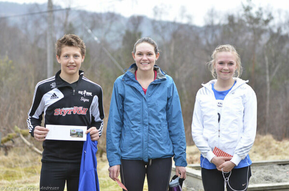 Perfekte løpsforhold på Kaland