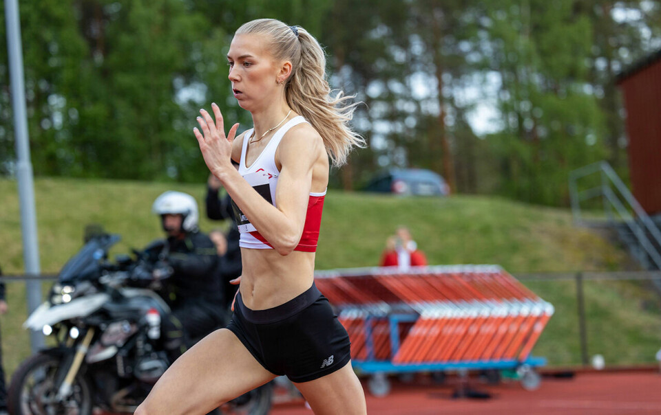 Anne Gine Løvnes har fått en god start på innendørssesongen. (Foto: Samuel Hafsahl) Anne Gine Løvnes