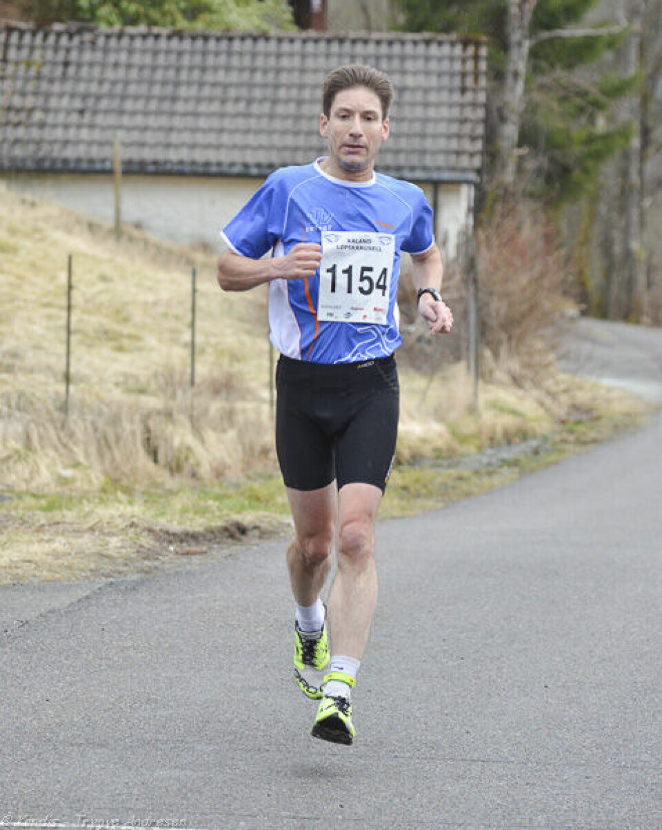 Perfekte løpsforhold på Kaland