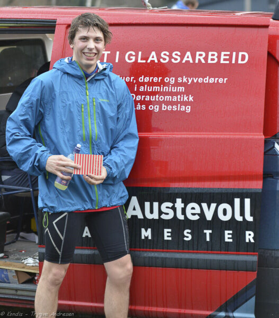 Perfekte løpsforhold på Kaland