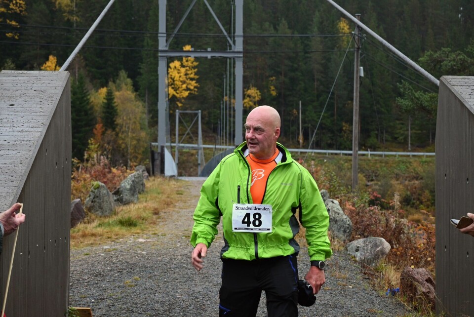 Sterk tid av Erlend Sørtveit i Strandvoldrunden i Trysil *** Local Caption *** Vinner trimklasse: Vidar Pettersen, Eltdalen IL (nord i Trysil) FOTO: Hans Martin Østerhaug