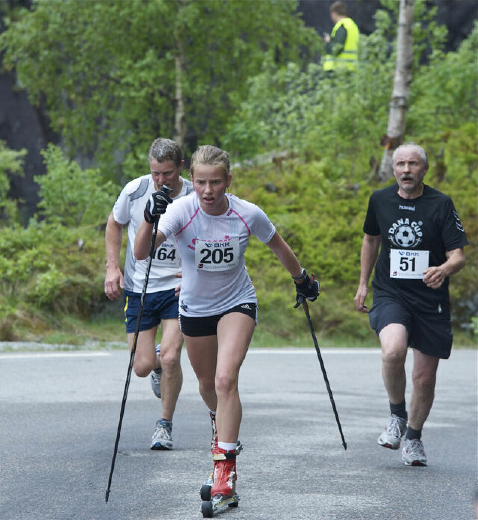 Slethaug til topps i Bergsdalen