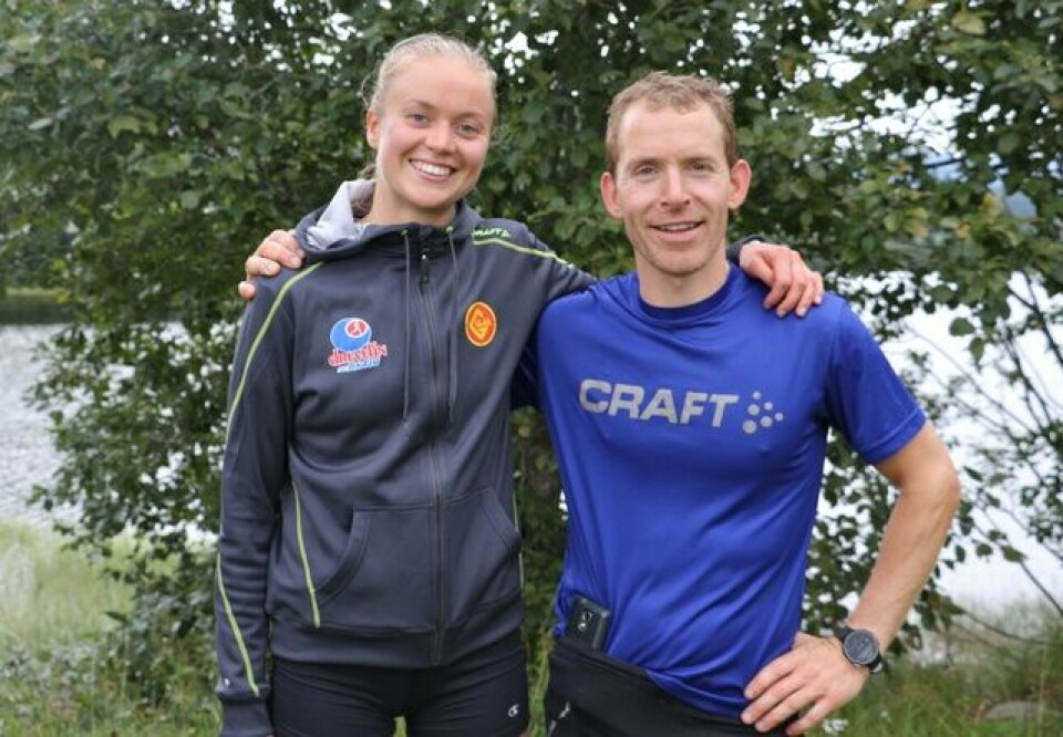 Ingrid Festø forbedret sin egen løyperekord i Rotevatnet Rundt 20_Ingrid_og_Arve.jpg
