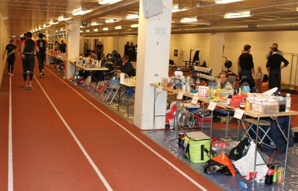 Norges lengste julebord - Bislett 24-timers 2014 (foto:Olav Engen). Norges lengste julebord - Bislett 24-timers 2014 (foto:Olav Engen).