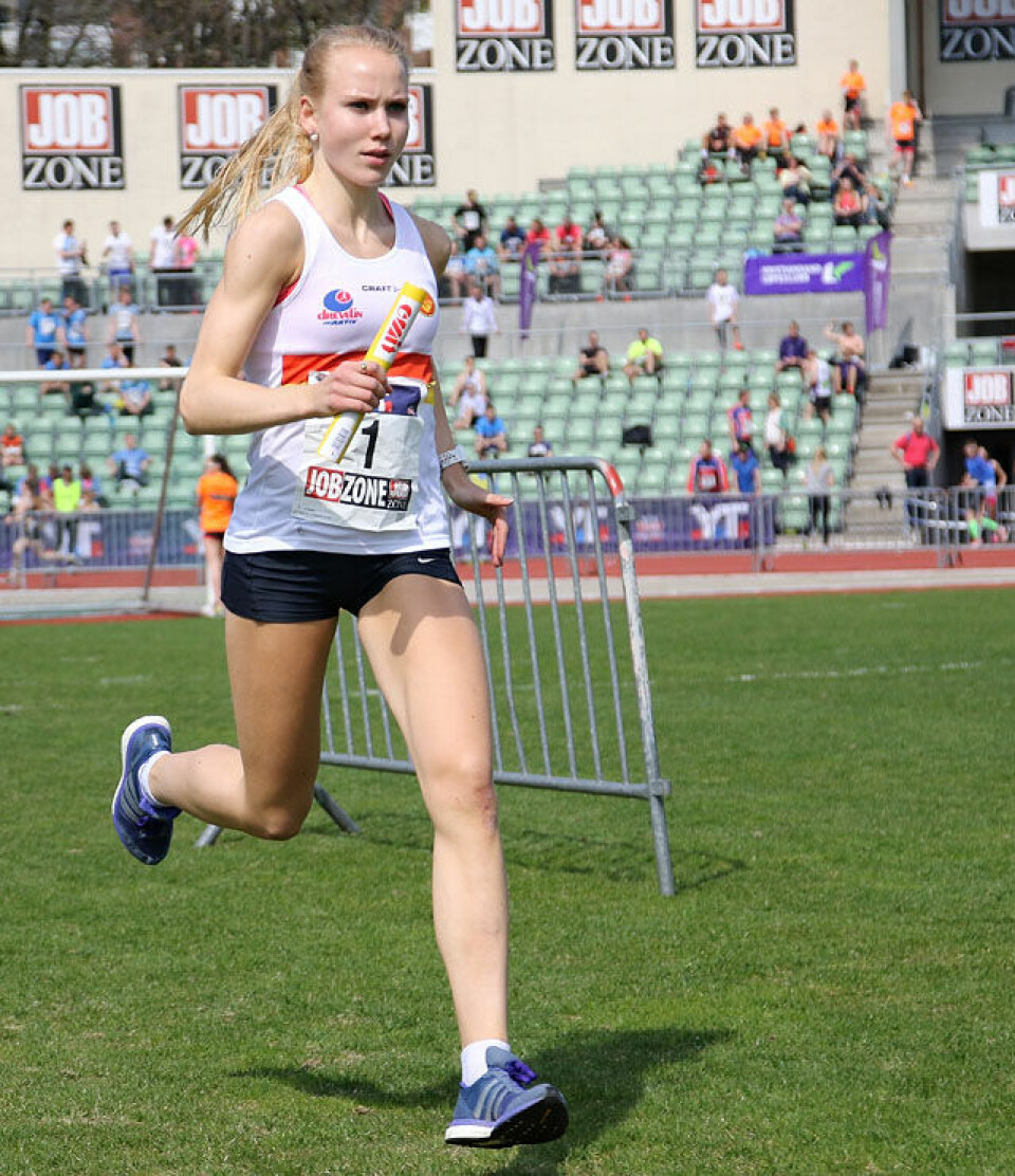 Tjalve vant eliteklassene i Holmenkollstafetten suverent Kvinner_elite_Ingrid_Folvik_etappe2_4S7A0741.jpg