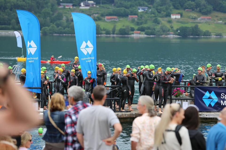 Trollveggen Triathlon var fulltegnet, og ble arrangert for 12. gang denne helgen. (Foto: Kjell Peder Gyldenskog) Trollveggen Triathlon var fulltegnet, og ble arrangert for 12. gang denne helgen. (Foto: Kjell Peder Gyldenskog)