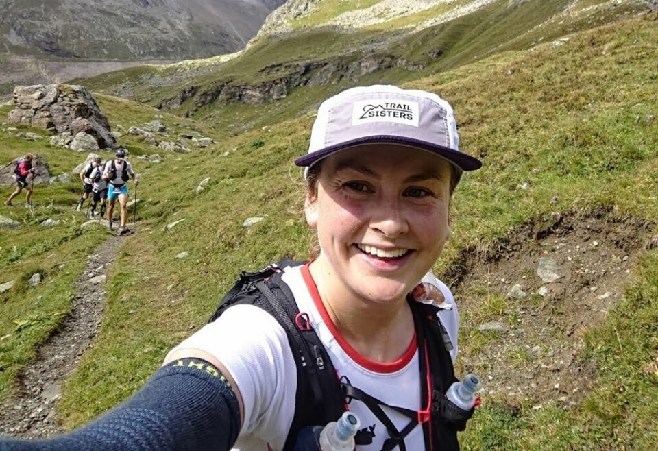 Molly-selfie fra en av de tidlige stigningene, mens mange av gutta enda holdt følge. Molly-selfie fra en av de tidlige stigningene, mens mange av gutta enda holdt følge.