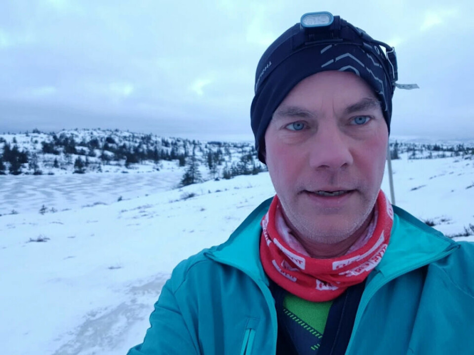 Sånn ser jeg altså ut i starten av året. Ikke mye som ligner på toppidrett her. Bare vent til april. (Foto: Privat) Sånn ser jeg altså ut i starten av året. Ikke mye som ligner på toppidrett her. Bare vent til april. (Foto: Privat)