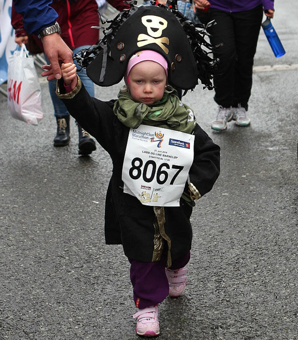 Knall, fall, smil og grin i Labb og Line-løpet Liten_Sabeltann_A20G3184.jpg