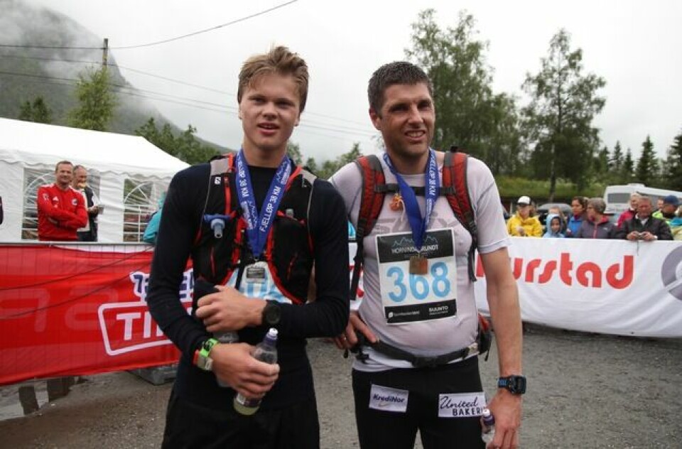 Malene Haukøy med løyperekord i Hornindal Rundt 38 km Rasmus_Haugen_and_Andre_Haugsboe