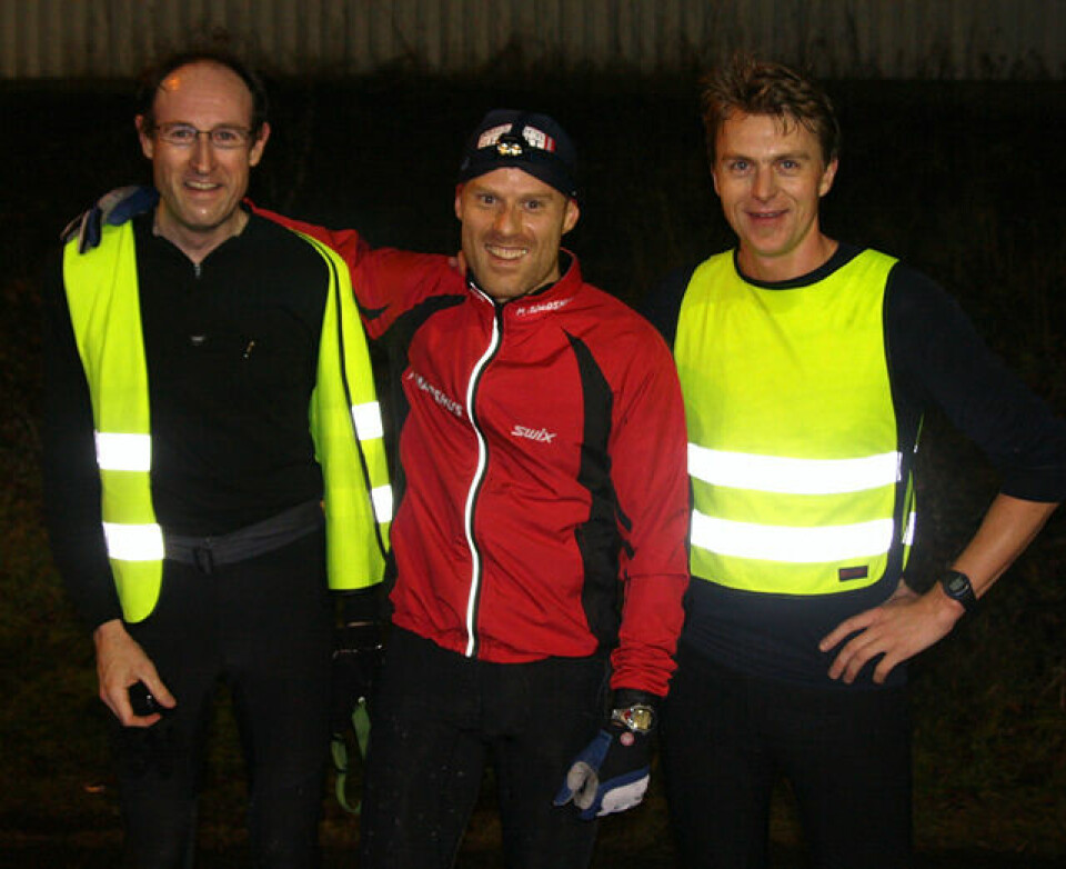 Tett i sommerlig vinterjogg