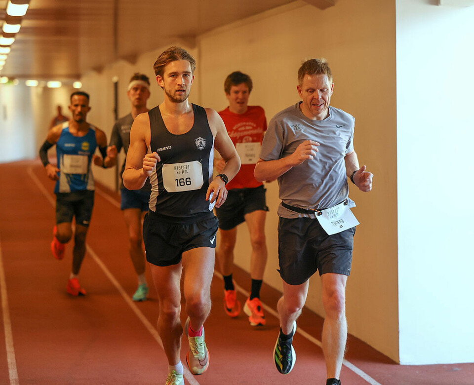 Rita Nordsveen De Flon og Ebrahim Abdulaziz vant Bislett 50 km Markus Lysaker Høgne.jpg