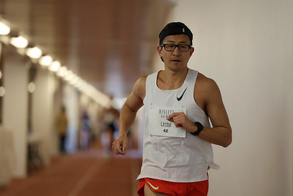 Rita Nordsveen De Flon og Ebrahim Abdulaziz vant Bislett 50 km Håkon Urdal.jpg