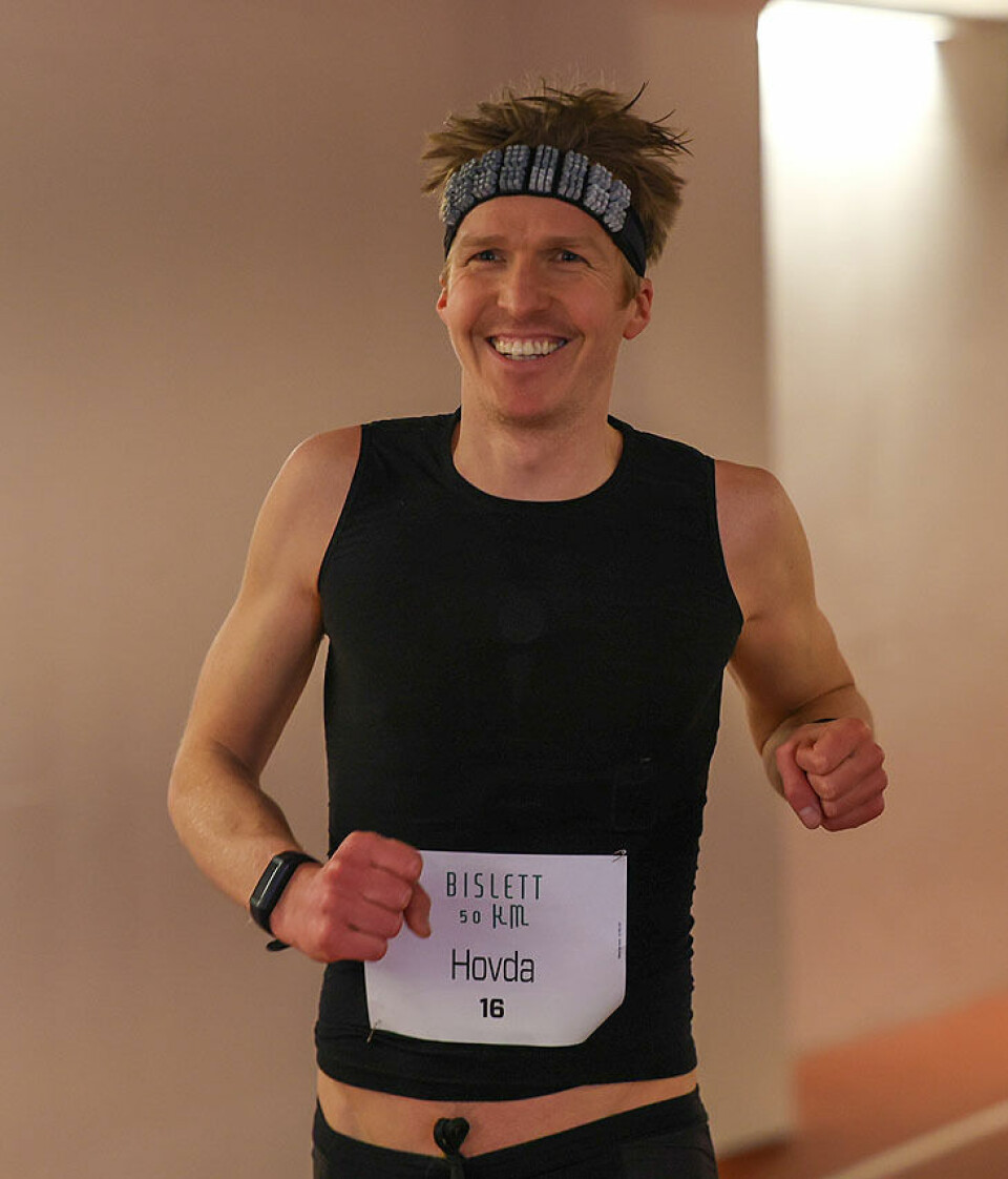 Rita Nordsveen De Flon og Ebrahim Abdulaziz vant Bislett 50 km Allan Hovda.jpg