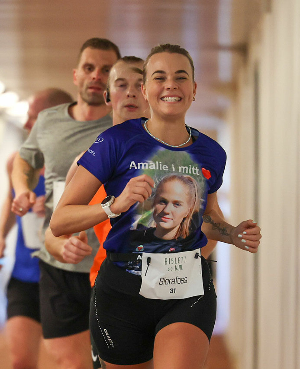 Rita Nordsveen De Flon og Ebrahim Abdulaziz vant Bislett 50 km Ida Slorafoss.jpg