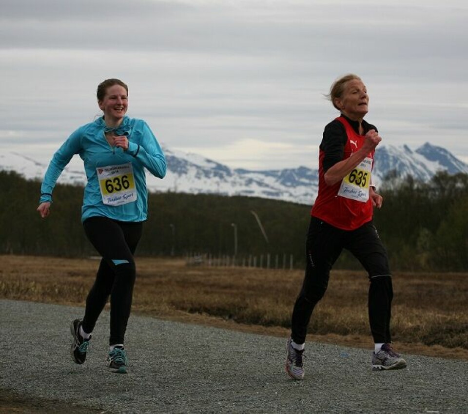 357 løpere deltok i Tromsøkarusellen i lysløypa på Tromsøya. 5.jpg