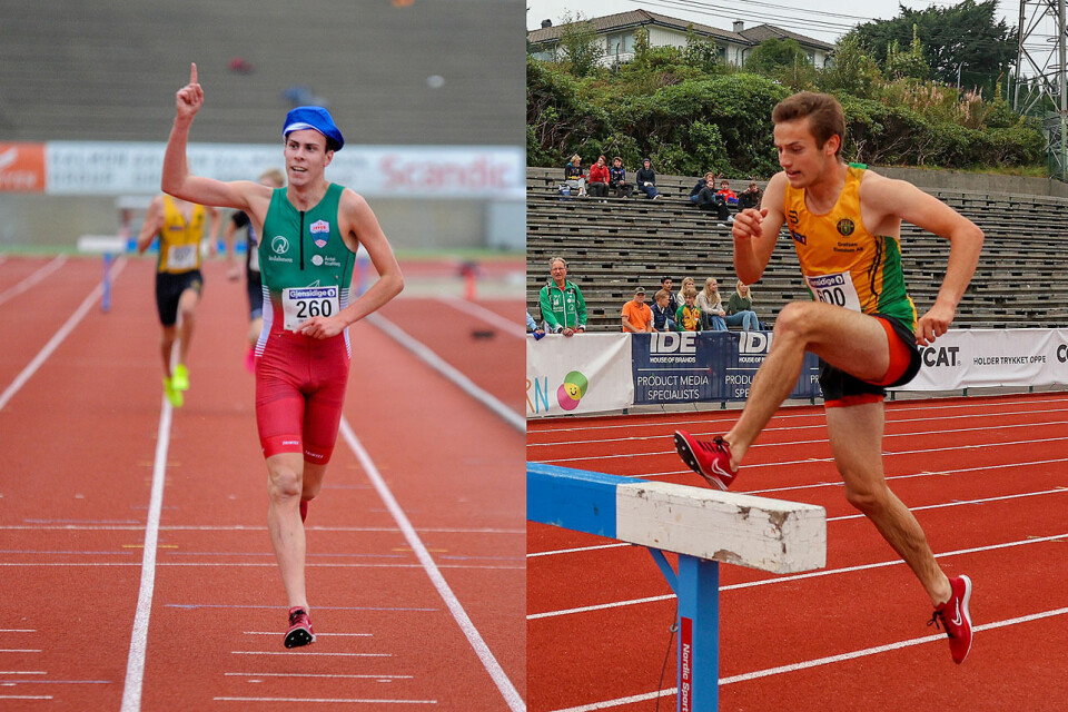 August Da Silva Sveen og Kristian Bråthen Børve hadde ingen problemer med å vinne hinderøvelsen, i hver sin klasse. (Alle foto: Arne Dag Myking) August Da Silva Sveen og Kristian Bråthen Børve hadde ingen problemer med å vinne hinderøvelsen, i hver sin klasse. (Alle foto: Arne Dag Myking)