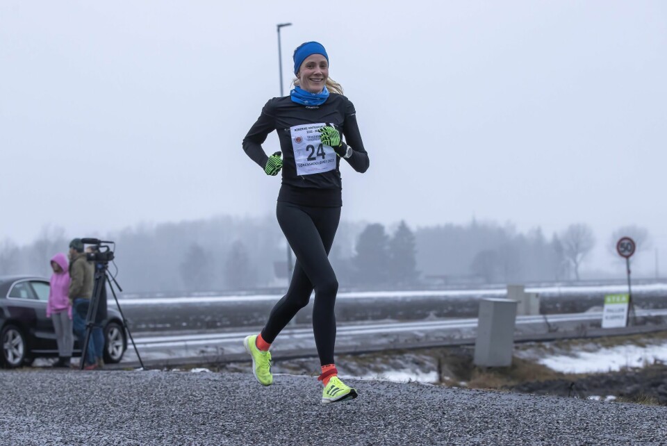 Fløttum og Oppegård raskest da 60 løp vinterkarusell i Fetsund Vinterkarusellen på Romerike 2022-2023 - Fetsund - Tone Fløttum etter ca 3 km.jpg