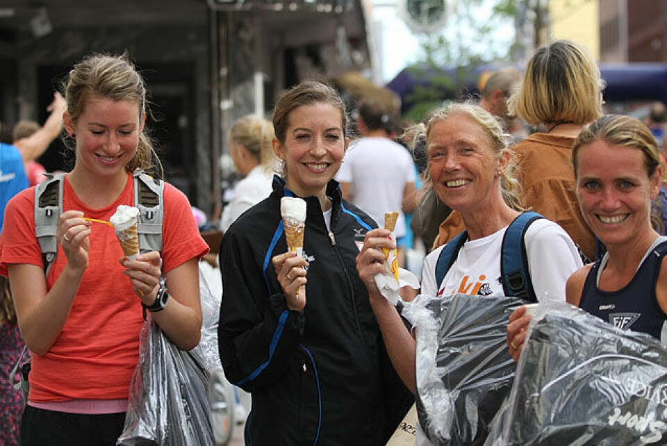 Doblet også i Drammensmaraton Iskremjentene_IMG_0764.jpg