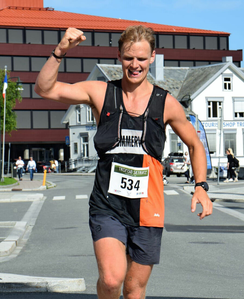 Lars Olaf Haaheim og Therese Årvik vant Tromsø Skyrace Tromsdalstind-534-2plass.jpg