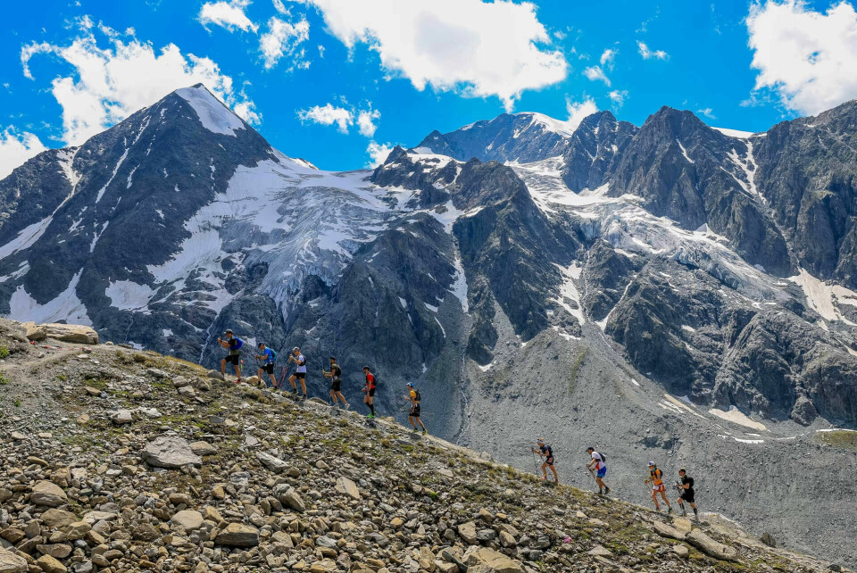 Løpet i Verbier i det sørlige Sveits byr på svært så spektakulære omgivelser. (Foto: UTMB World Series) Løpet i Verbier i det sørlige Sveits byr på svært så spektakulære omgivelser. (Foto: UTMB World Series)