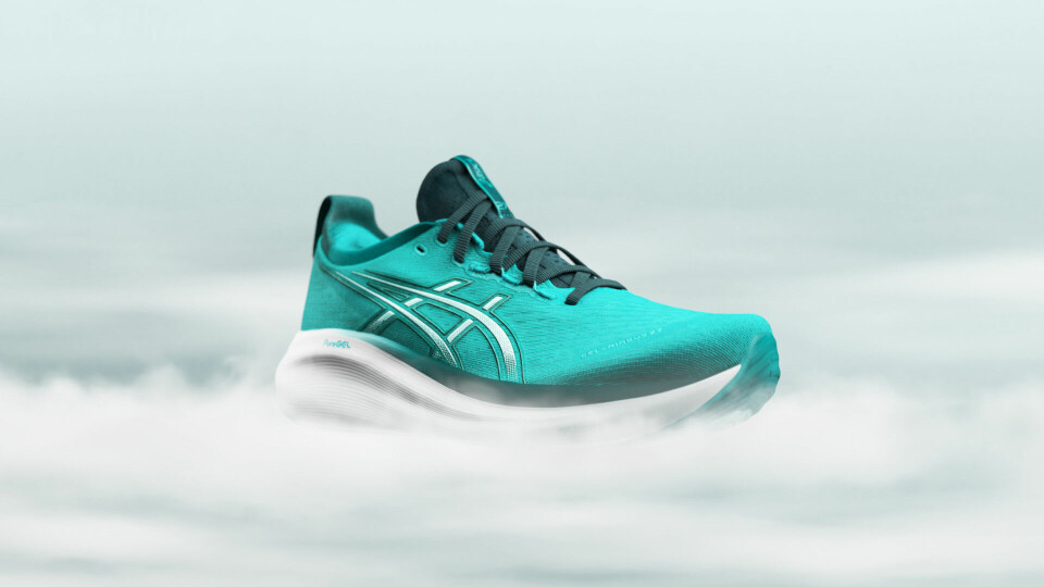 Årets versjon av mengdetreningsskoen Gel-Nimbus har, ifølge produsent Asics, en skyaktig demping. (Alle foto: Asics) Årets versjon av mengdetreningsskoen Gel-Nimbus har, ifølge produsent Asics, en skyaktig demping. (Alle foto: Asics)