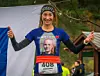 Marit Stuhaug, Tambarskjelvar IL satte ny løyperekord på 10 km kvinner med tiden 41,28 (Alle foto: Ian Cassels)