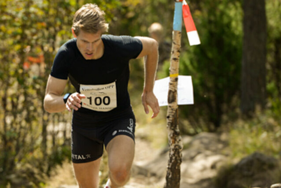 Både løyperekorder og deltakerrekord i Vettakollen Opp Vettakollen_Opp_2014_1_vinner_herrer.jpg