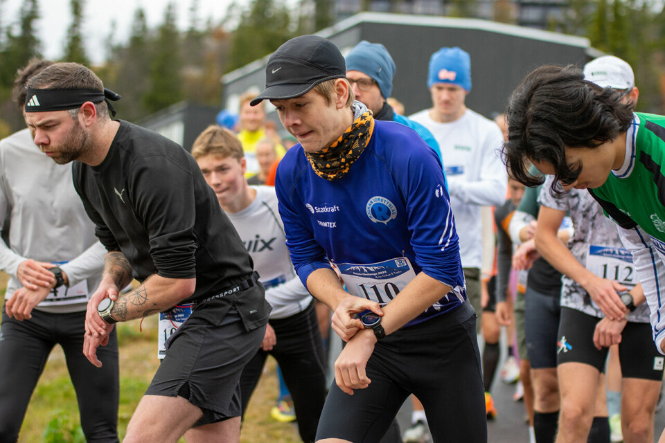 Jens Kristian Samuelsen (110) sørget for solid løyperekord. (Foto: Rjukan Friidrett & Triathlon/Ole-Kristian Samuelsen) Jens Kristian Samuelsen (110) sørget for solid løyperekord. (Foto: Rjukan Friidrett & Triathlon/Ole-Kristian Samuelsen)