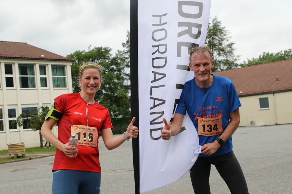 Elin Talhaug Skjerven og Jan Rolland best da Springkarusellen tok sommerpause 1P1A8396