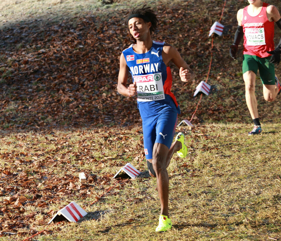 Oppdatert: Siste om Abdullahi Rabi. Dramatikk da Esten Hauen ble 7. mann i U20 i EM 1100m_Abdullahi_Rabi_foerste_runde_AZ3T2080.jpg