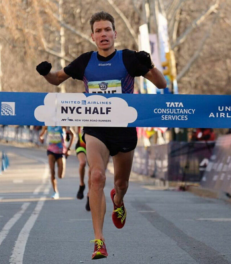 3. plass til Bjerkeli Grøvdal i New York Halvmaraton Ben_True.jpg
