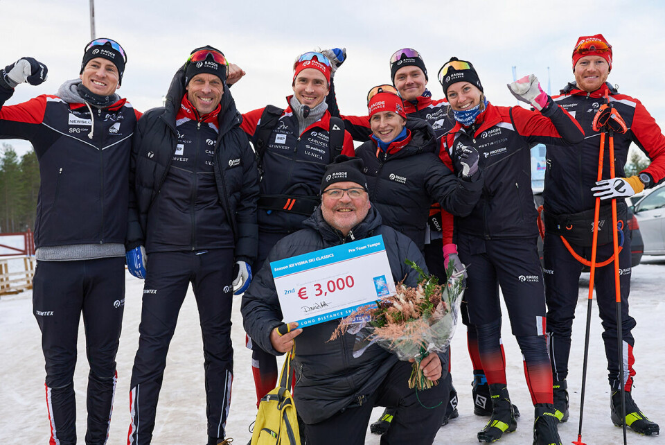 Sterk innsats fra Marit Bjørgen på lørdagens lagtempo Team ragde-Charge.jpg